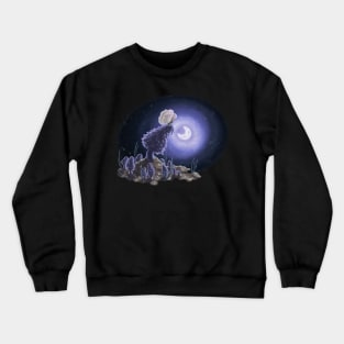 Meeting at Moonlight Crewneck Sweatshirt